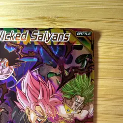 The Wicked Saiyans BT15-153 SCR Secret Rare Dragon Ball Super Card Game ~ Bend ~ - Image 4