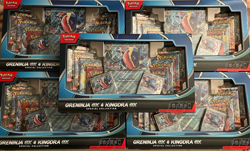 Pokemon Trading Card Game Greninja EX and Kingdra EX Special Collection Box X5 - Image 1