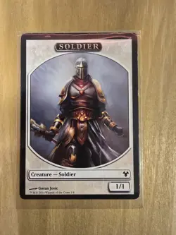 Emblem - Elspeth, Knight-Errant (LP) Double-Sided Token Modern Event Deck - Reg - Image 2