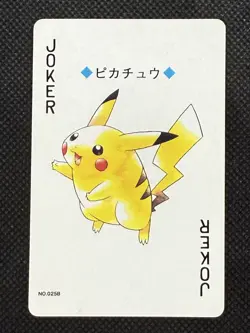 Pokemon Pikachu JOKER Gold Deck Ho-oh Playing Card Poker Nintendo 025B EX - Image 1