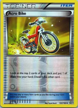 Acro Bike 122/160 Uncommon - Pokemon TCG XY-Primal Clash - Reverse Holo (NM) - Image 1