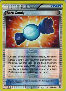 Rare Candy 135/160 Uncommon - Pokemon TCG XY: Primal Clash - Reverse Holo (NM) - Image 1