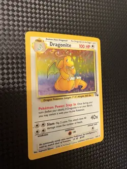 Pokemon TCG Dragonite 4/62 Fossil Holo Card - Image 2