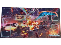 Pokemon Charizard Crystal Playmat TCG Pokemon Center Limited Edition - Image 3