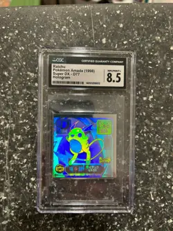1998 Pokemon Amada Super DX D77 Raichu Hologram CGC 8.5 - Image 1