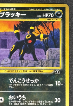 Umbreon Pokemon 2000 Neo Premium File 2 Promo Japanese 197 - Image 3
