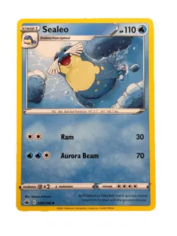 New: 2021 Pokemon TCG Sealeo 038 Chilling Reign Regular Uncommon - Image 1