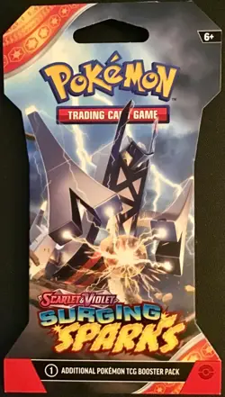 Pokemon Surging Sparks Scarlet & Violet TCG Booster Pack - Image 1
