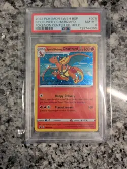 2022 Special Delivery Charizard Holo SWSH075 Pokemon Center UK - PSA 8 - Image 1