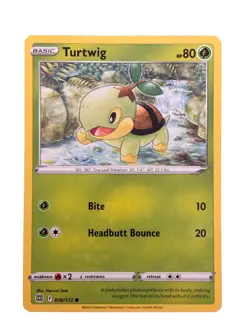 New: 2022 Pokemon TCG Turtwig 006 Swsh09: Brilliant Stars Regular Common - Image 1