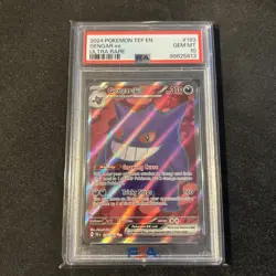 PSA 10 Gengar ex #193/162 Ultra Rare Full Art 2024 Pokemon S&V Temporal Forces - Image 1