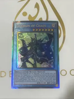 Yugioh! 1x Illusion of Chaos RA02-EN020 Ultimate Rare 1st Ed NM - Image 1