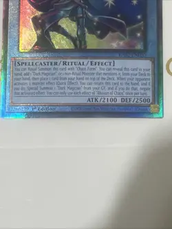 Yugioh! 1x Illusion of Chaos RA02-EN020 Ultimate Rare 1st Ed NM - Image 2