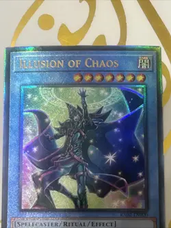 Yugioh! 1x Illusion of Chaos RA02-EN020 Ultimate Rare 1st Ed NM - Image 3