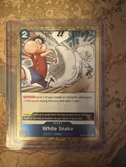 White Snake OP06-059 Premium Booster PRB-02 Vol 2 One Piece 000458 - Image 1