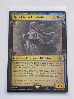 Galadriel of Lothlorien Showcase Scrolls Foil - #657 - The Lord of the Rings MTG - Image 1
