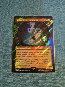 MTG LOTR Galadriel of Lothlorien SHOWCASE ART 💥SURGE FOIL💥 #813 Lord Rings - Image 1