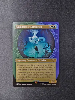 Galadriel of Lothlorien Lord of the Rings LTR MTG Magic Card Showcase Foil 0321 - Image 1