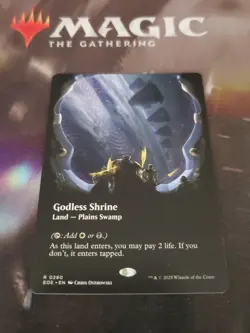 Mtg. Godless Shrine. Borderless. Edge of Eternities. Pack Fresh - Image 1