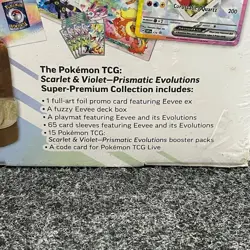Pokemon TCG: Scarlet & Violet Prismatic Evolutions Super Premium, Worn Box - Image 3
