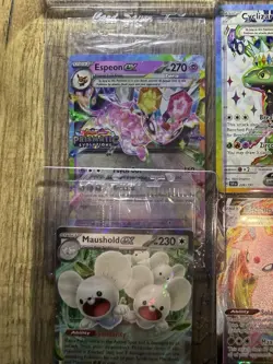 Huge 104 card/14 pack Pokemon lot, Umbreon Tag Team PSA 9, sealed promos, rares! - Image 4