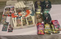 HUGE Pokemon Sealed LOT! Tins And Packs and a MORE!🔥🔥 - Image 1