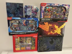 Pokemon Huge Sealed Lot. PC ETB, Moltres UPC, Mega Charizard X Ex UPC. And more! - Image 1