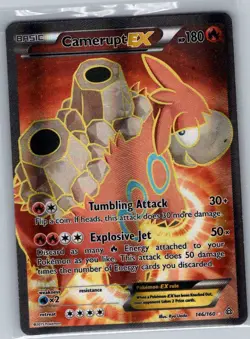 Camerupt EX 146/160 XY - Primal Clash - Pokemon Card - NM - Image 1