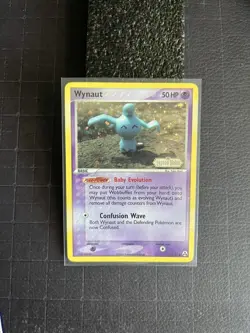 Wynaut 71/92 Legend Maker REVERSE HOLO Stamped Pokemon Card 2006 LP+ NM- - Image 5