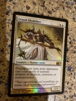 Grand Abolisher 19 Core Set 2012 (M12) FOIL MTG TCG CARD NM - Image 1