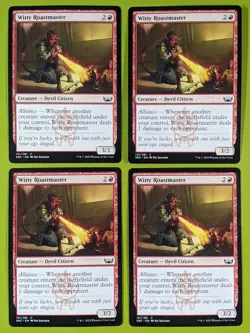 Witty Roastmaster x4 Streets of New Capenna 4x Playset Magic the Gathering MTG - Image 1