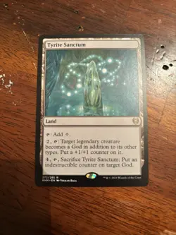 Magic: The Gathering Tyrite Sanctum Kaldheim Land Rare Regular English 272 2021 - Image 1