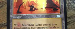 Scorched Ruins - Weatherlight - Magic The Gathering - MTG - Land - Image 3