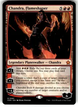 Chandra, Flameshaper - 0081 - Foundations - MTG NM - Image 1