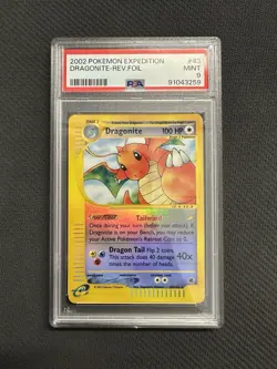 2002 Pokemon Expedition Dragonite Reverse Foil 43/165 English - Image 1
