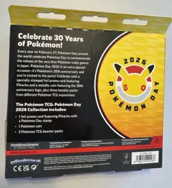 Pokemon TCG: Pokemon Day 2026 Collection Box New Sealed - Image 2