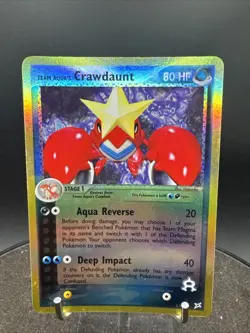 Crawdaunt 2/95 Holo Rare 2004 Pokemon Team Magma Vs Team Aqua Card - Image 2