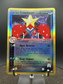 Crawdaunt 2/95 Holo Rare 2004 Pokemon Team Magma Vs Team Aqua Card - Image 3