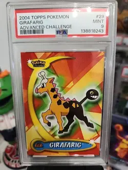 2004 TOPPS POKEMON ADVANCED CHALLENGE #29 GIRAFARIG PSA 9 - Image 1
