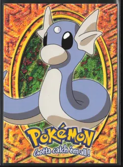 Dratini Blue Logo E10 of E12 Pokemon Topps The First Movie - Image 1