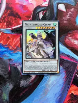 Yugioh! Nightwinged Cleric BPRO-EN038 Super Rare 1st Edition Near Mint - Image 1