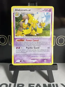 Alakazam Holo-Rare -2/123 Mysterious Treasures - Pokemon TCG MP - Image 2