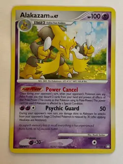 Pokemon TCG Alakazam 2/123 Holo Rare Mysterious Treasures Set - Image 1