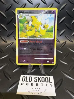 Pokemon TCG Mysterious Treasures ~ Alakazam Reverse Holo 2/123 ~ LP/LP+ - Image 1