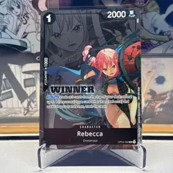 Rebecca Winner Pack 2025 Vol. 2 One Piece Foil Promo OP04-092 - Image 1