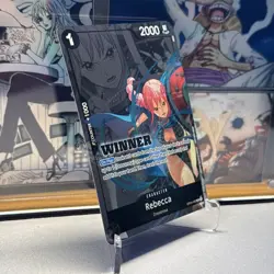 Rebecca Winner Pack 2025 Vol. 2 One Piece Foil Promo OP04-092 - Image 3