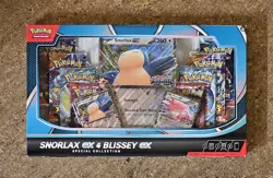 New Sealed Pokemon TCG Snorlax ex and Blissey ex Special Collection Box - Image 1