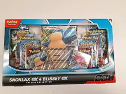 Pokemon TCG Snorlax EX and Blissey EX Special Collection Box Sealed - Image 1