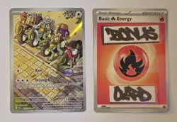 Cyclizar 215/182 Illustration Rare Paradox Rift Pokemon TCG & Bonus Card - Image 1