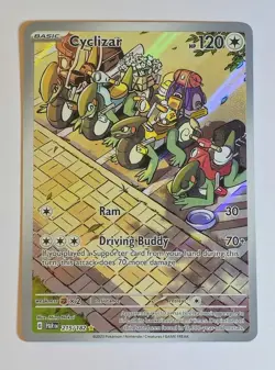 Cyclizar 215/182 Illustration Rare Paradox Rift Pokemon TCG & Bonus Card - Image 2